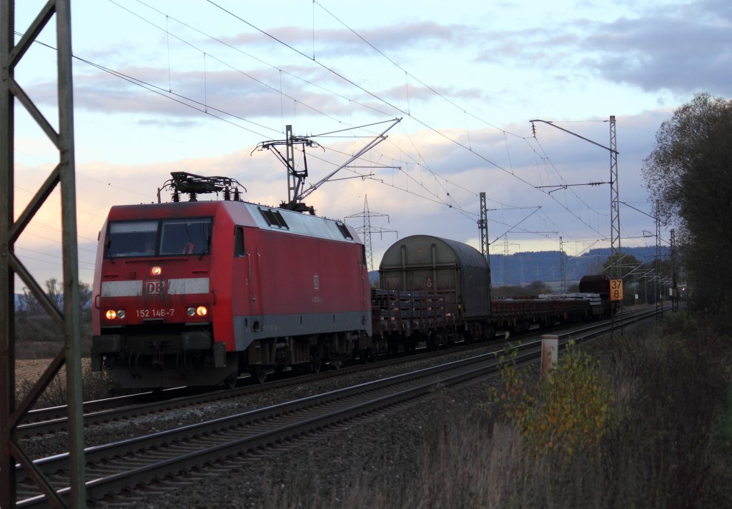152 146-7 DB bei Trieb am 02.11.2012.