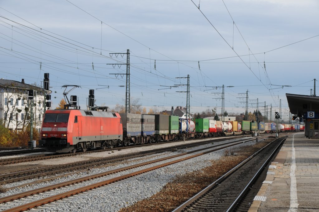 152 149 am 14.11.09 in Mnchen-Pasing Richtung Augsburg