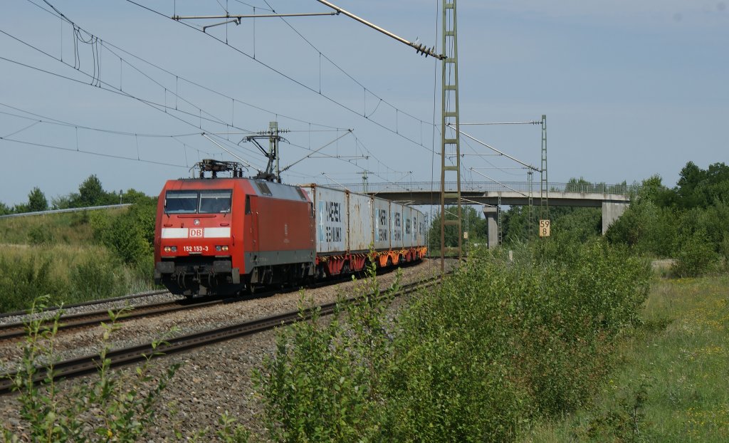 152 153-3 mit Gz bei Iphofen am 29.06.2011