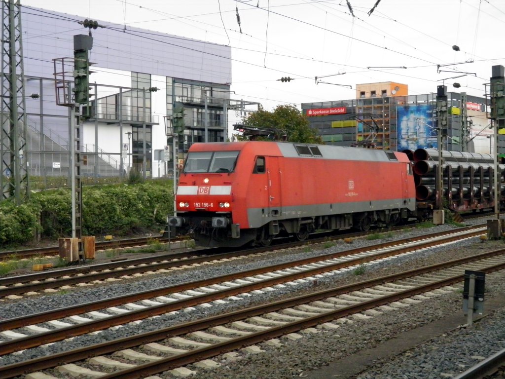 152 156-6 in Bielefeld Hbf (04.09.2011)