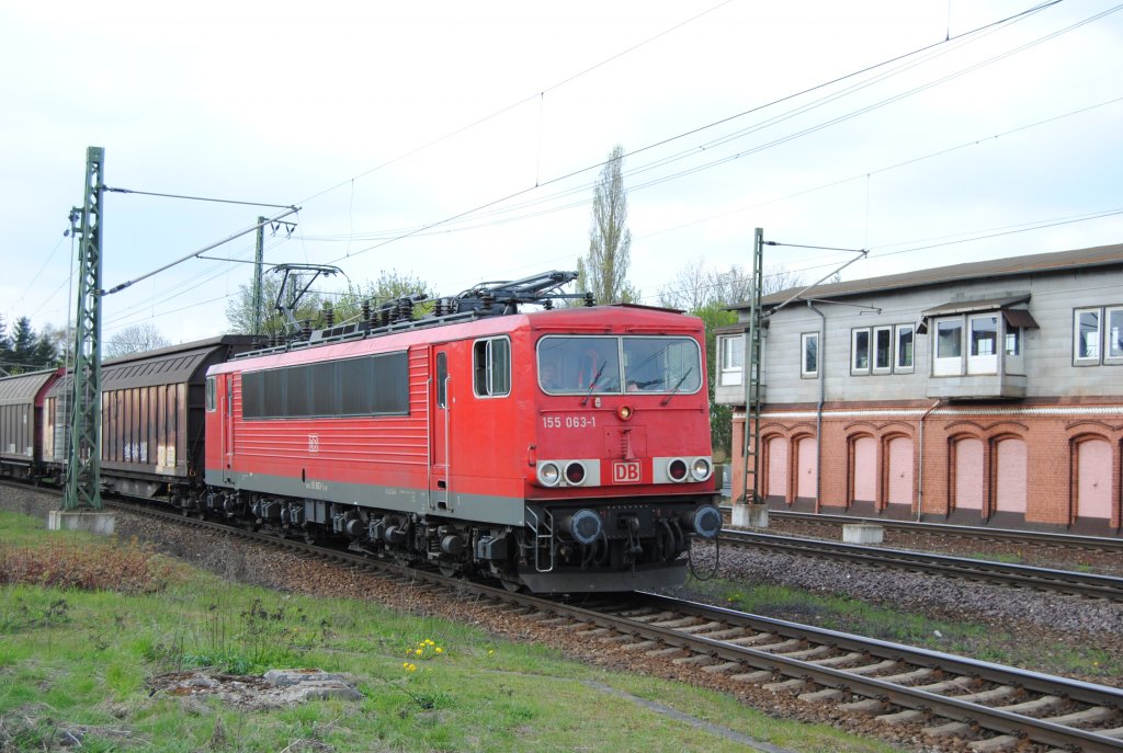 155 031-1, am 27.04.10 in Lehrte.