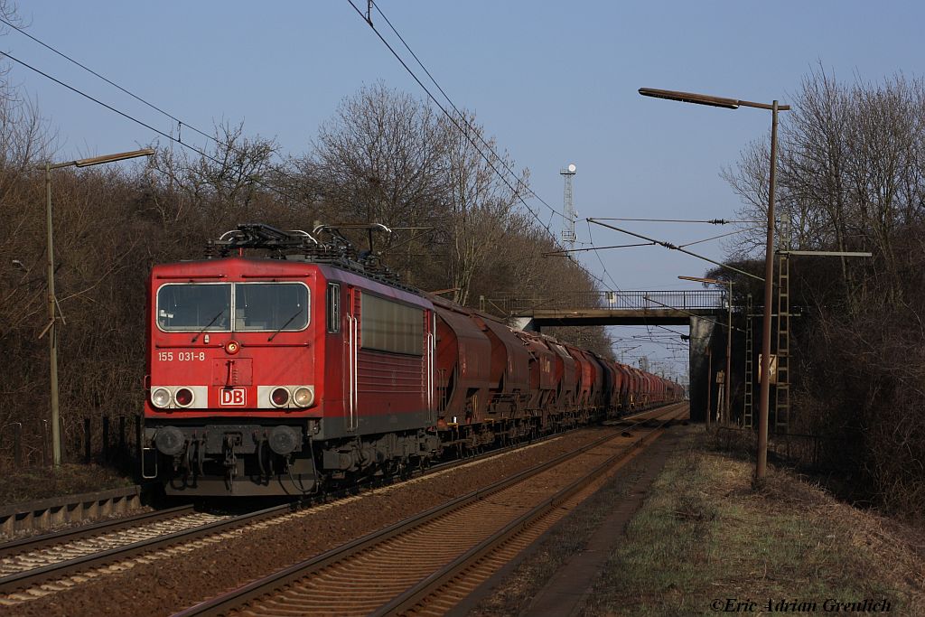 155 031 am 27.3.11 in Ahlten