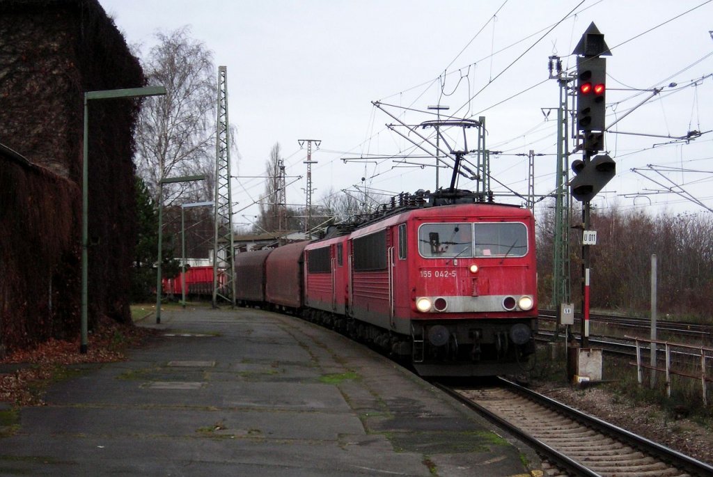 155 042 und 155 245 in Lehrte