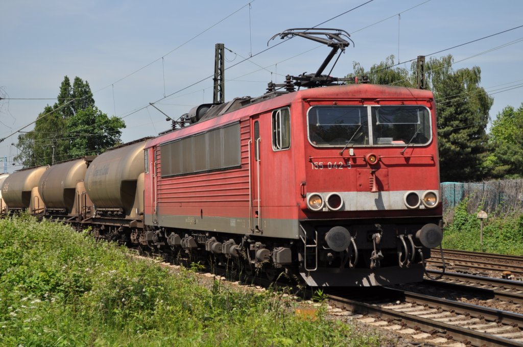 155 042 am 05.06.2010 in Oberhausen-Osterfeld