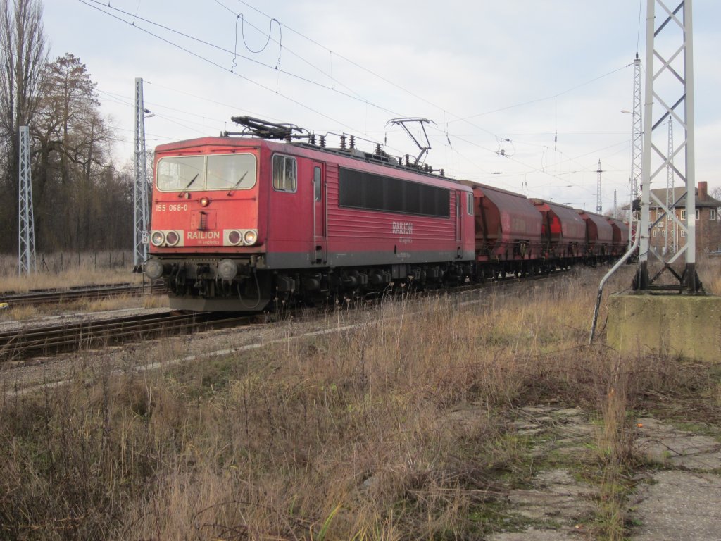 155 068 in Wismar am 28.12.11