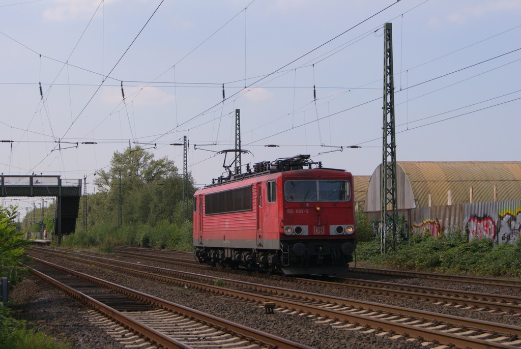155 083-9 als Lz in Essen-Dellwig am 01.09.2011