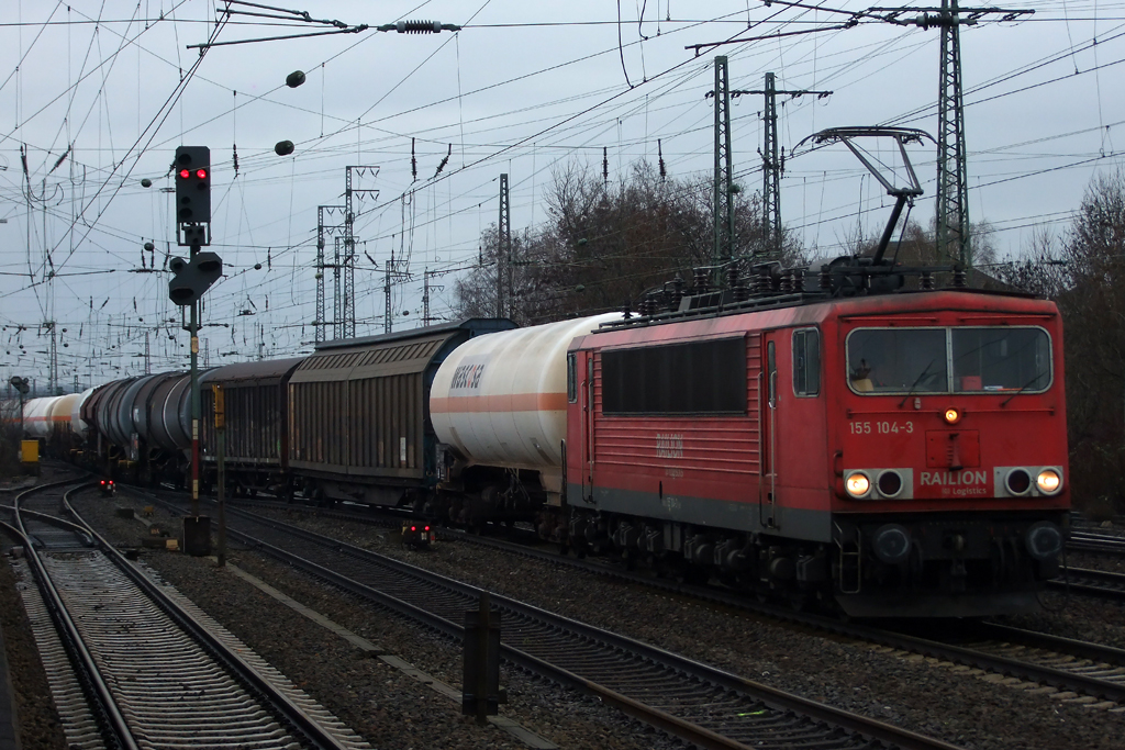 155 104-3 in Hamm(Westf.) 22.12.2012