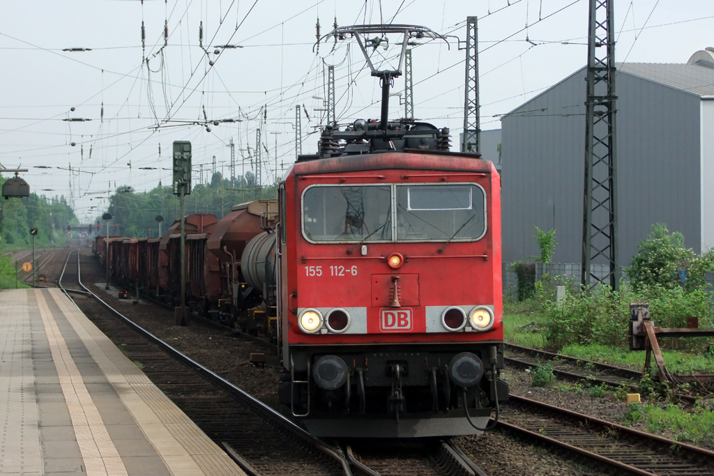 155 112-6 in Recklinghausen-Sd 11.5.2012