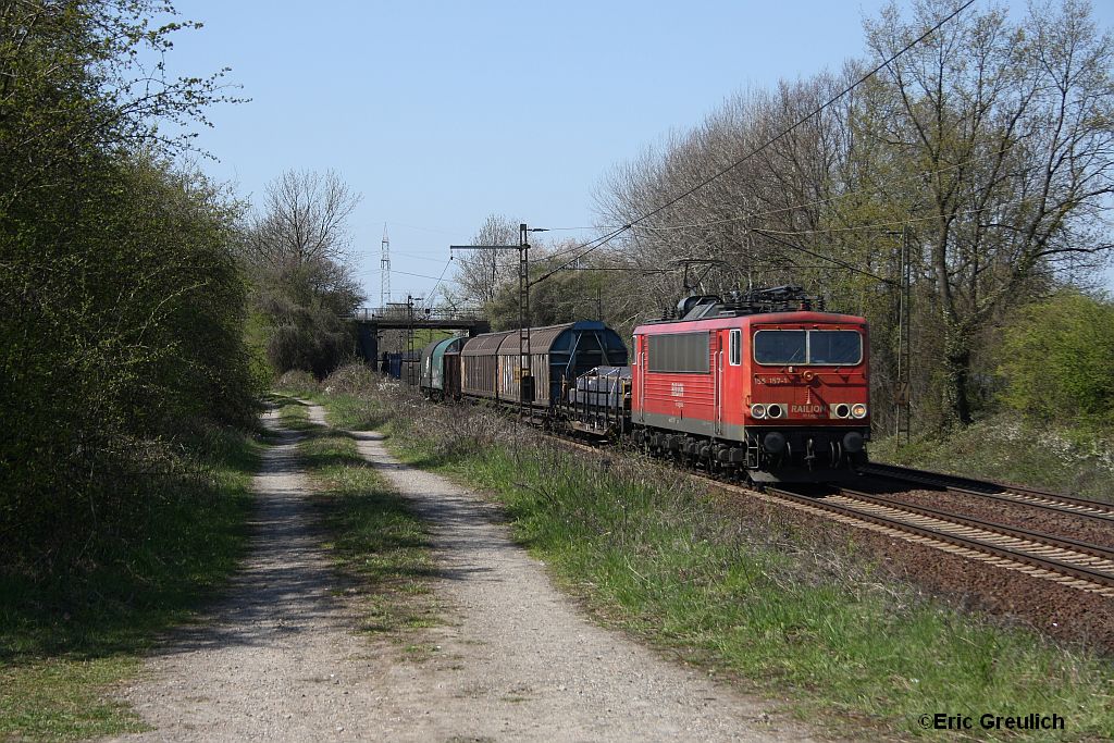 155 157 am 17.4.10 in Ahlten.