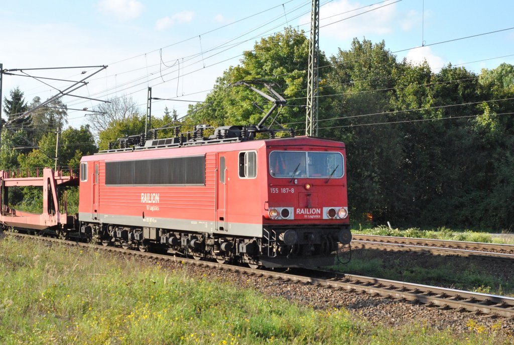 155 167-8 in Lehrte am 15.09.2010.