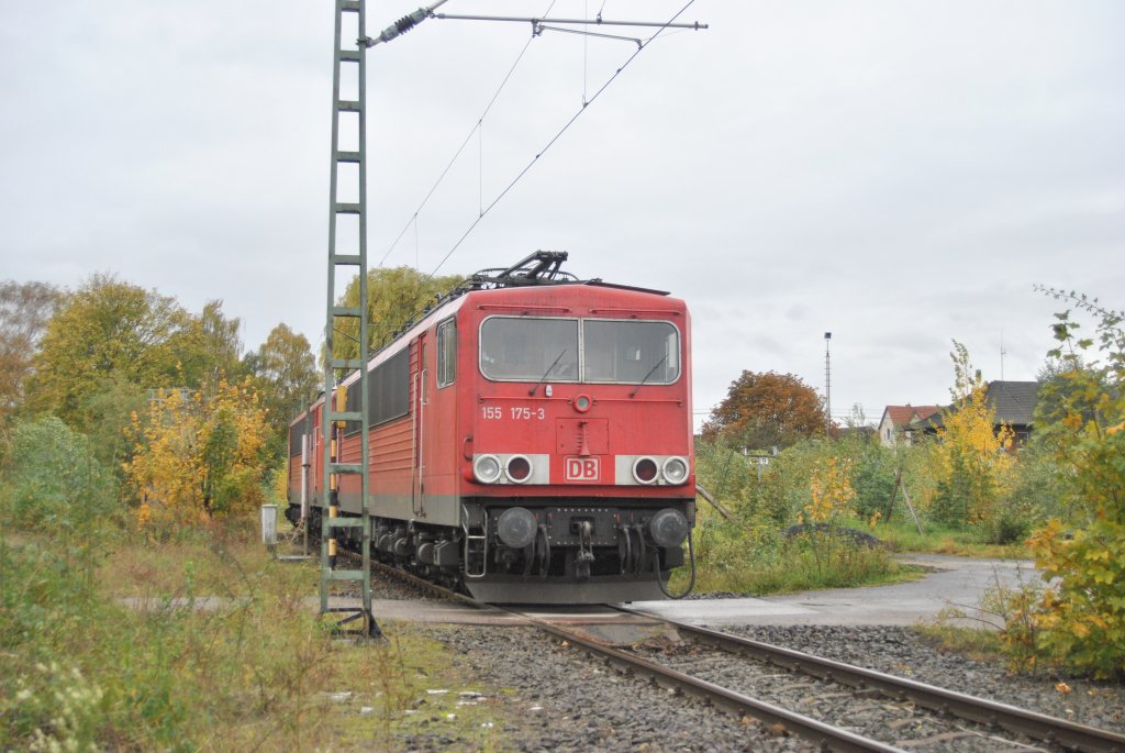 155 175-3, in  Ex BW Lehrte am 24.10.10.