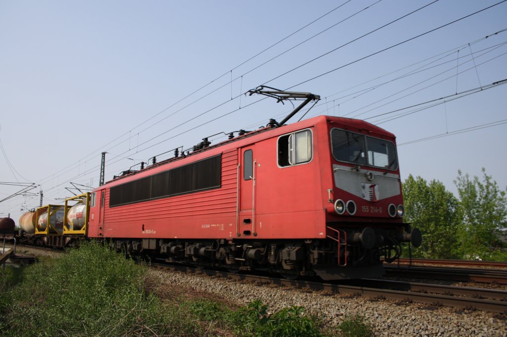 155 214 am 29.4.2011 in Magdeburg Rothensee