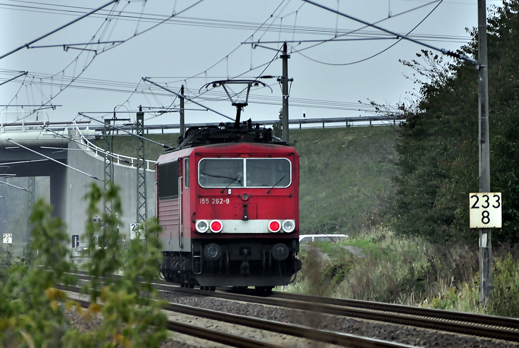 155 262 kommt Lz aus Richtung Greifswald am 07.10.2010