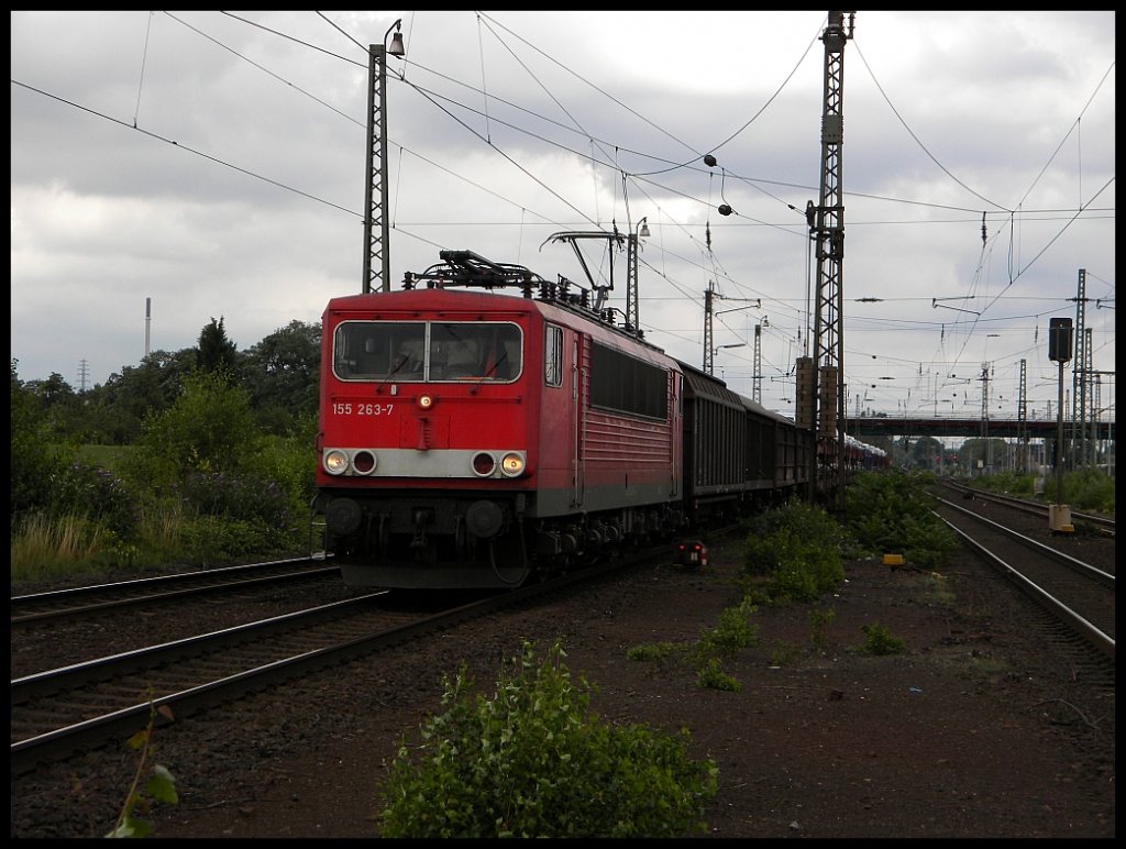 155 263 mit gem. Gz in Duisburg Rheinhausen 