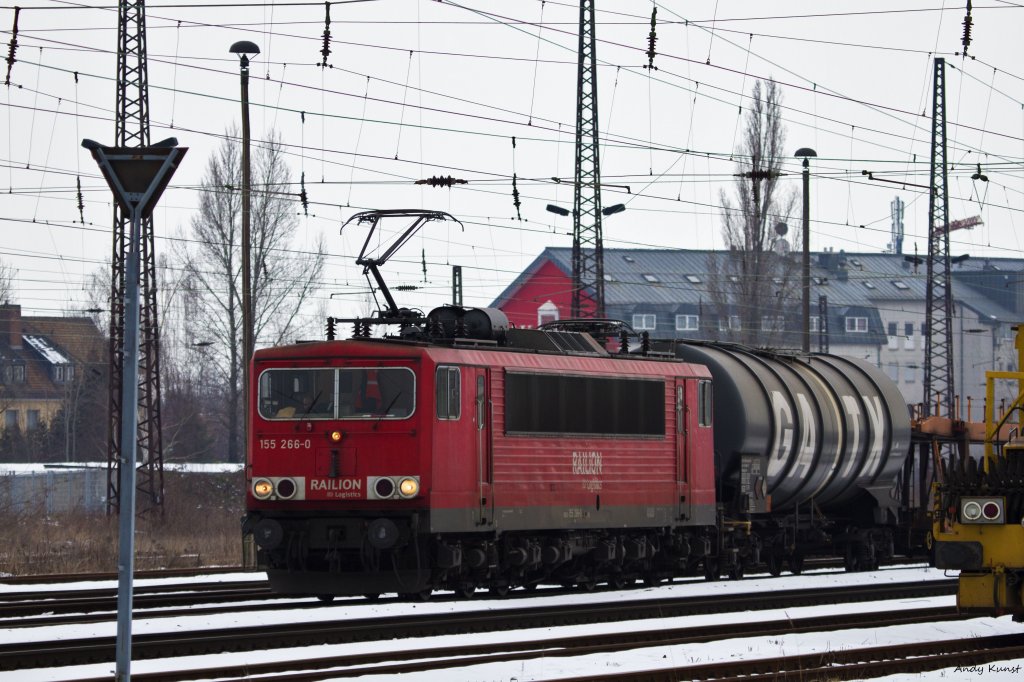 155 266-0 am 22.03.2013 in Leipzig.