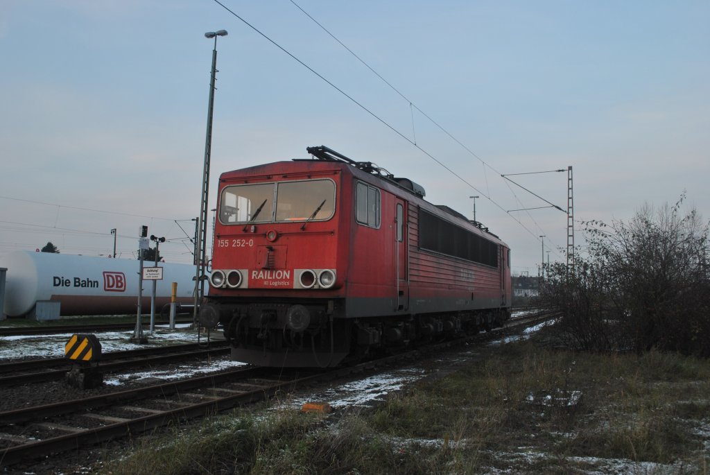 155 272, am 26.11.2010 in Ex-BW Lehrte.