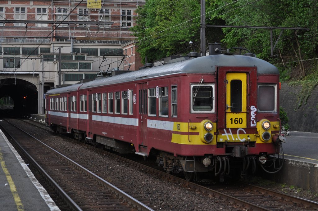 160 auf dem Weg nach Liege, hier beim Zwischenhalt in Verviers-Central. 19.05.2012