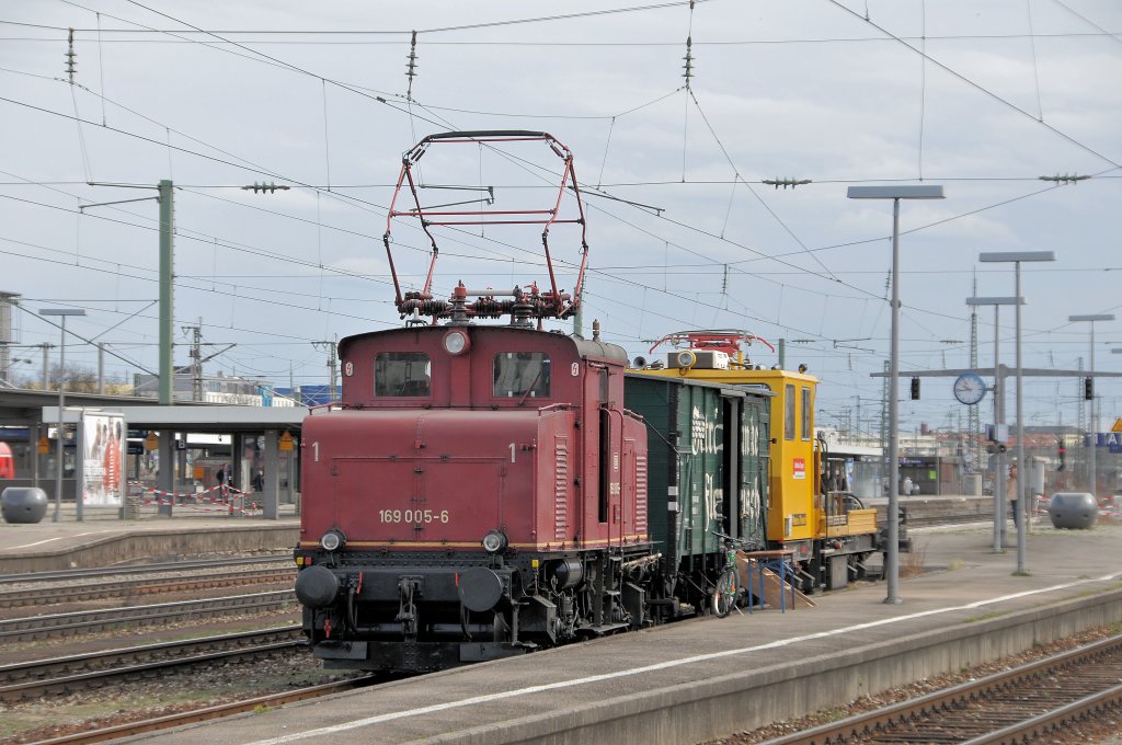 169 005 des BLV am 04.04.10 in Mnchen Ost