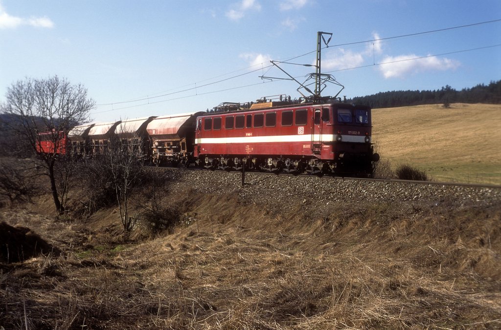 171 002 + 011  bei Httenrode  23.02.98