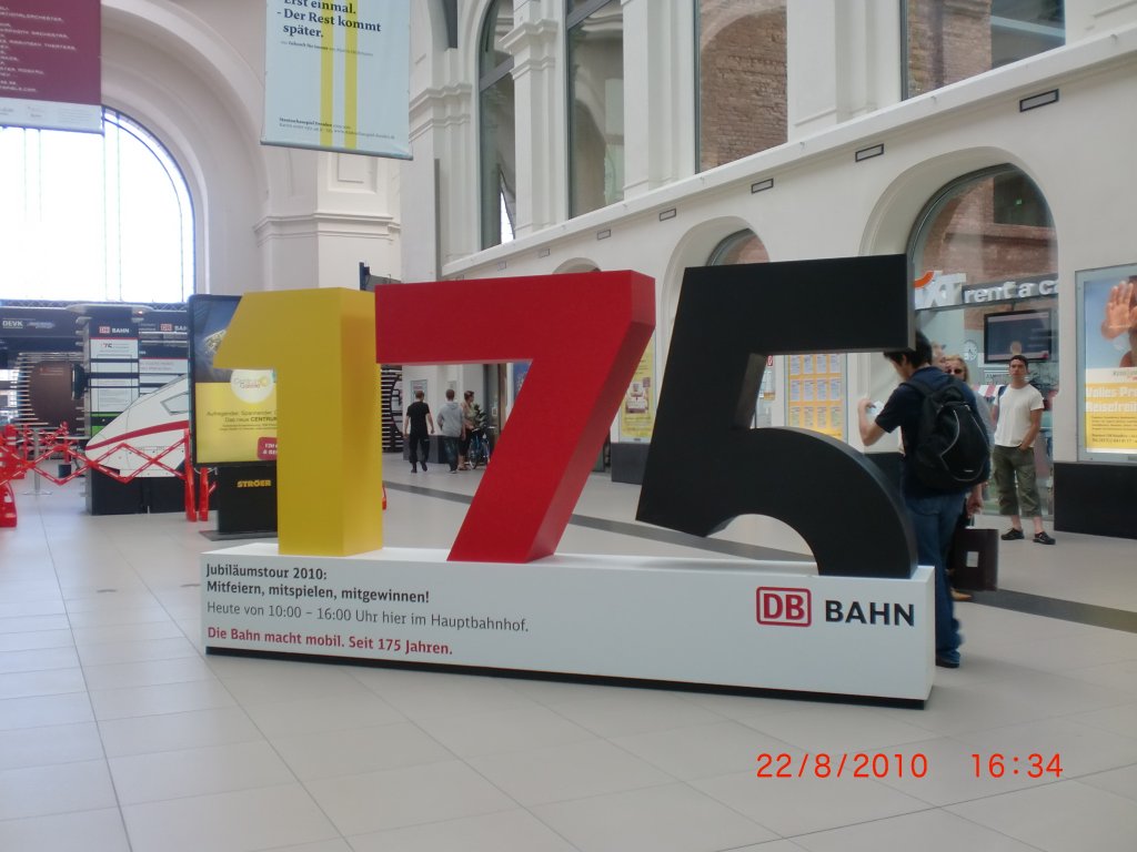 175 Jahre Bahn
am Hbf Dresden
2010