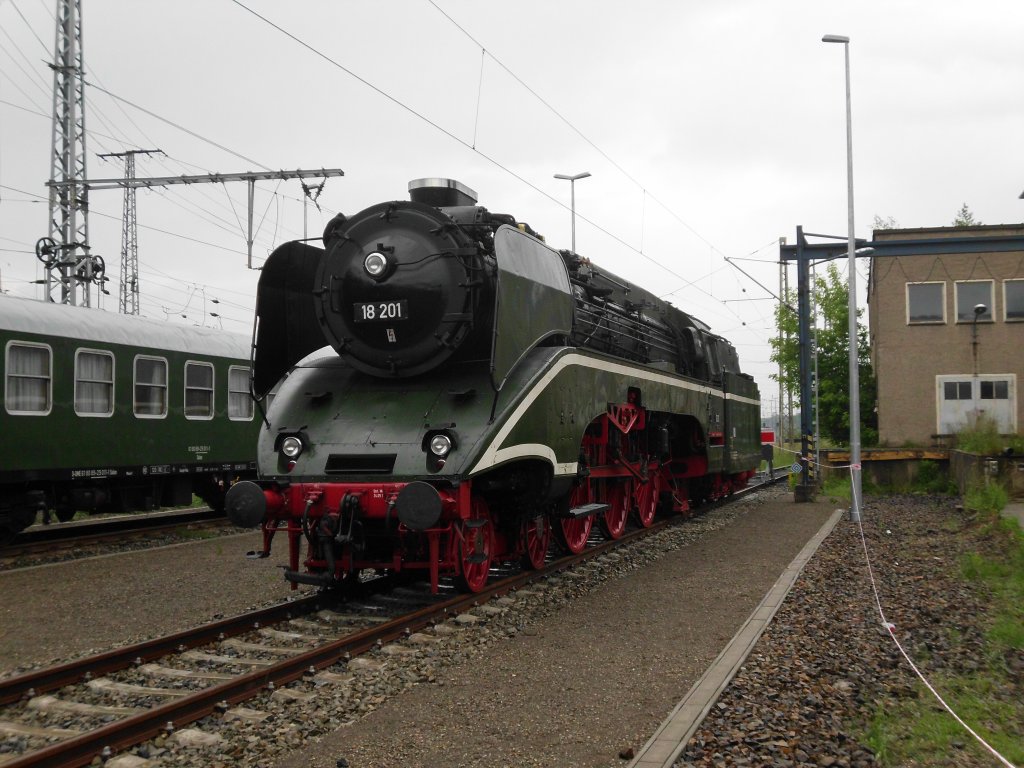  18 201 am 08.06.2013 am ehemaligen BW Falkenberg/Elster