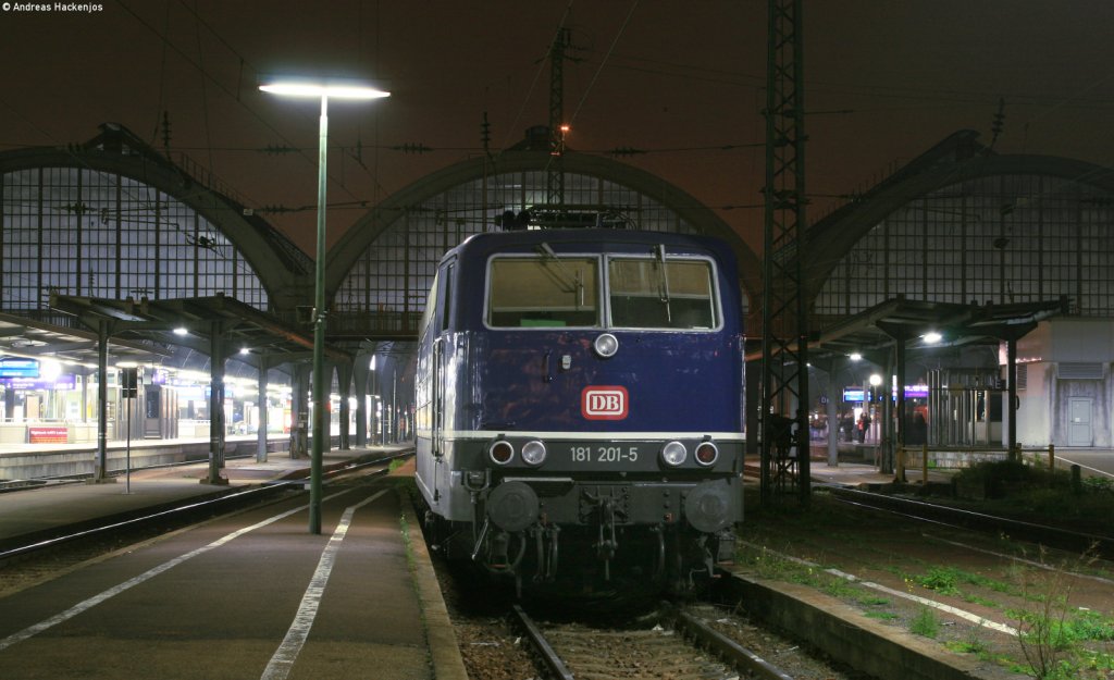 181 201-5 abgestellt in Karlsruhe 25.10.12