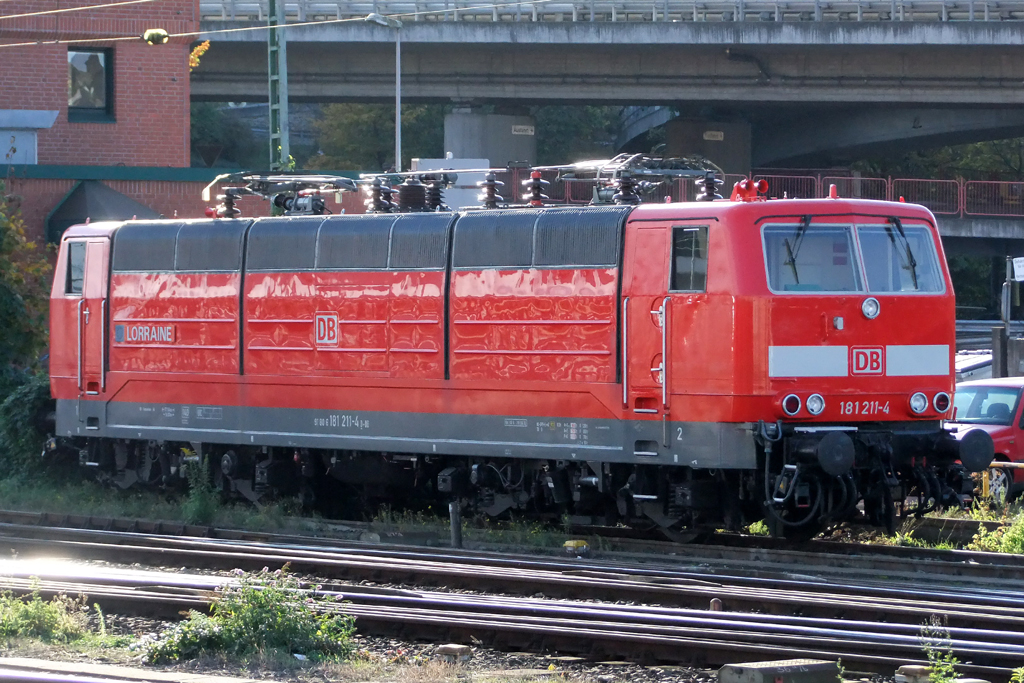 181 211-4 abgestellt in Koblenz 27.10.2012