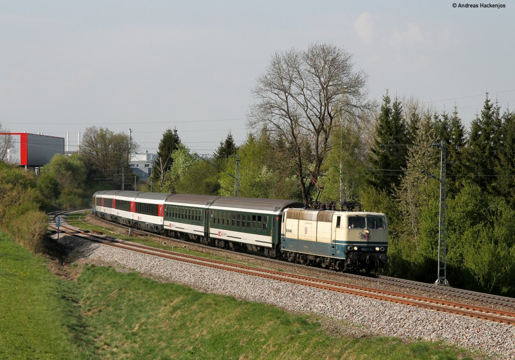 181 211-4  Lorraine  mit dem IC 281 (Stuttgart Hbf-Zrich HB) bei Rottwei 22.4.11