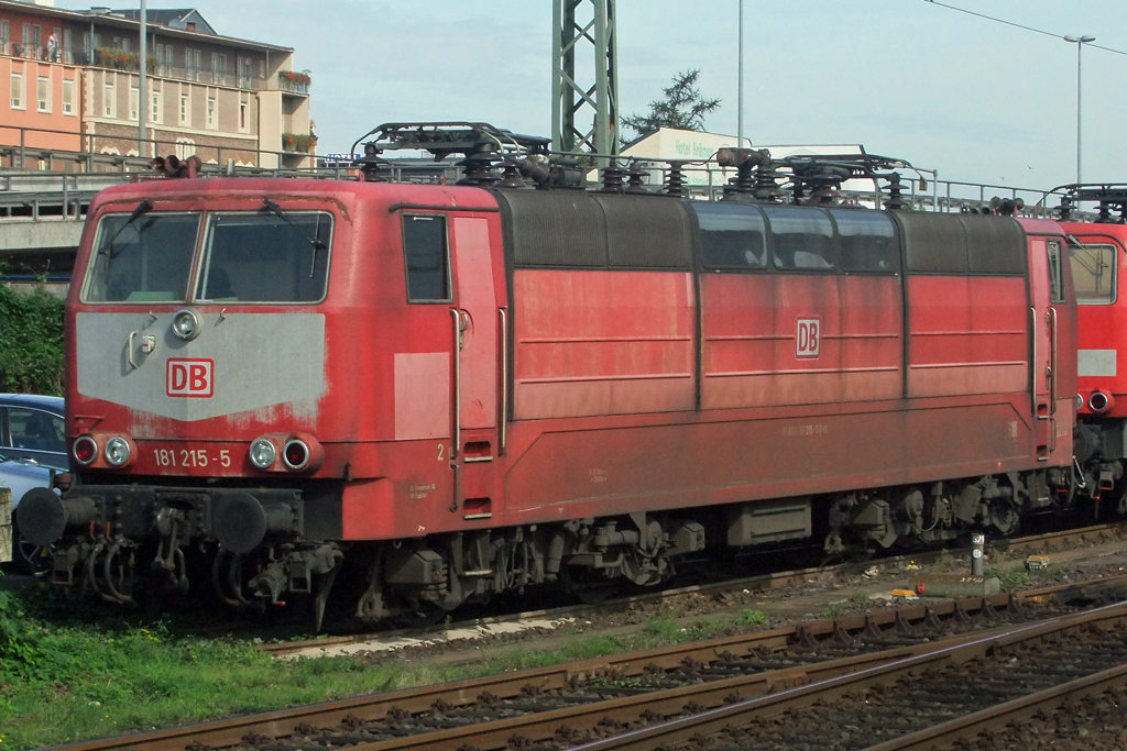 181 215-5 abgestellt in Koblenz 11.9.2010