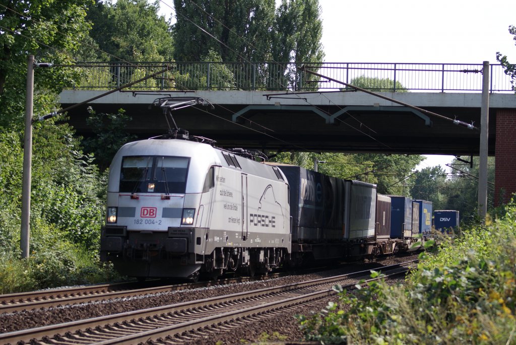 182 004-2 mit dem TEC 40574 Verona QE - Taulov in Limmer am 15.08.2009