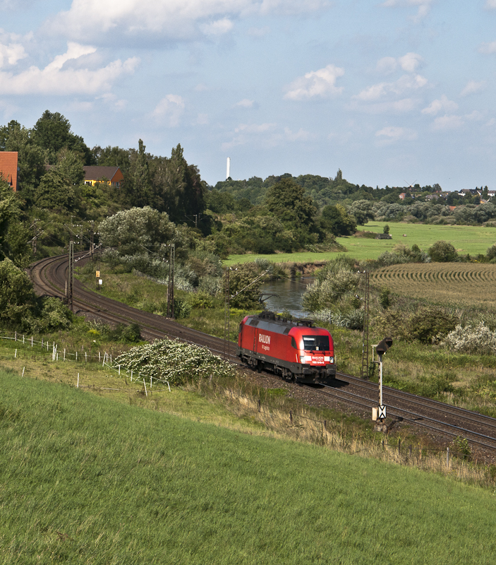 182 019-0 am 19. August 2010 als Tfzf bei Elze.