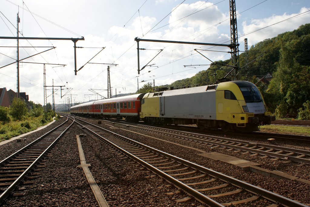 182 518-1 mit RB nach Halle in Eisenach am14.09.2011