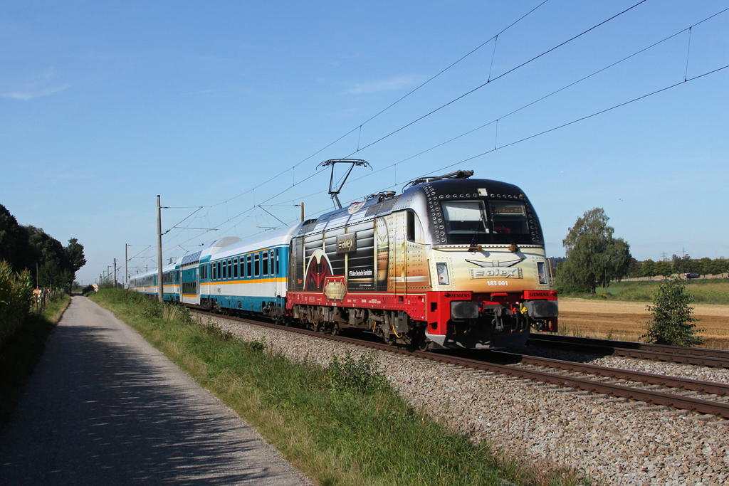 183 001 mit Alex 84104 am 29.08.2011 bei Langenbach.