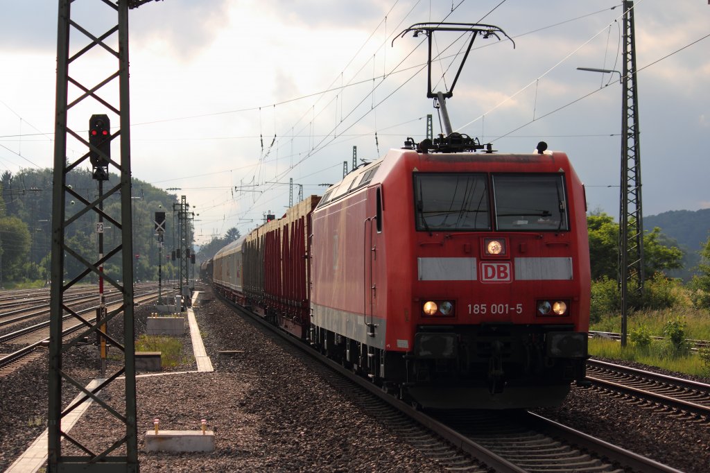 185 001-5 DB in Hochstadt/ Marktzeuln am 06.06.2012.