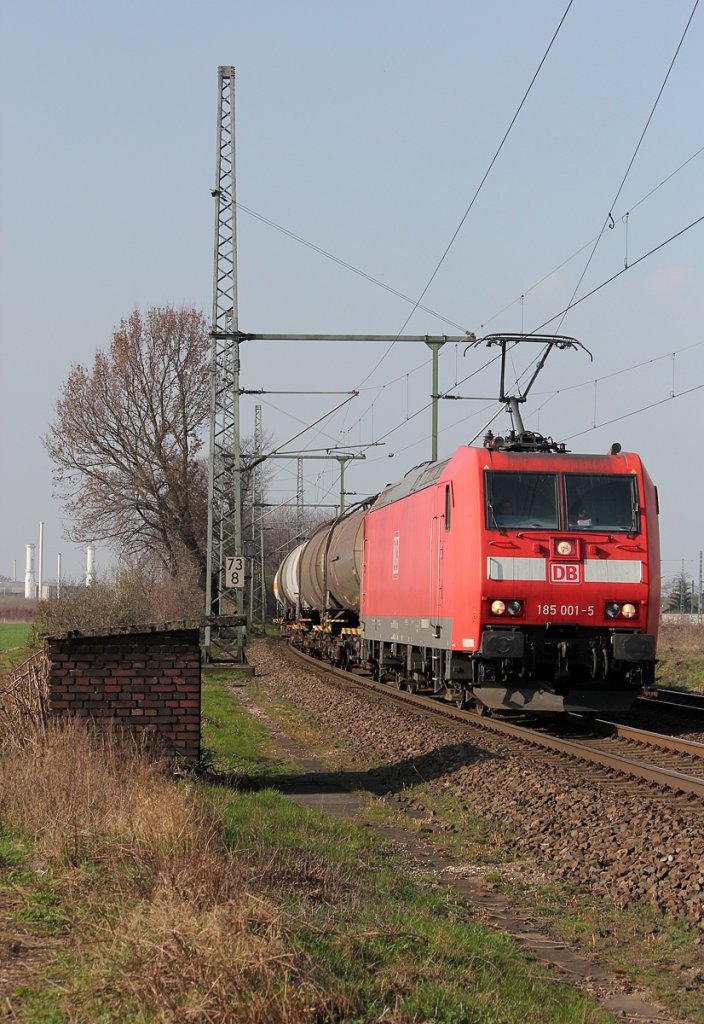 185 001-5 in Porz Wahn am 23.03.2012