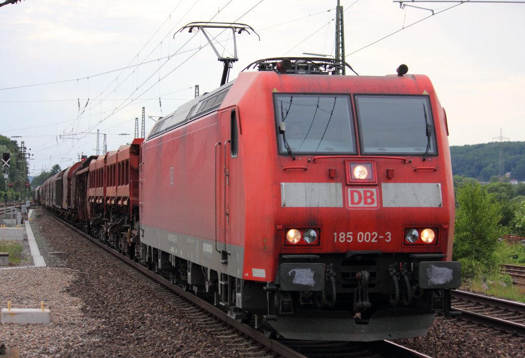 185 002-3 DB in Hochstadt/ Marktzeuln am 07.06.2012.
