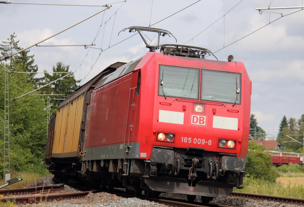 185 009-8 DB bei Redwitz am 28.07.2012.