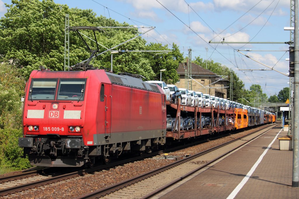 185 009-8 DB in Hochstadt/ Marktzeuln am 09.06.2012.