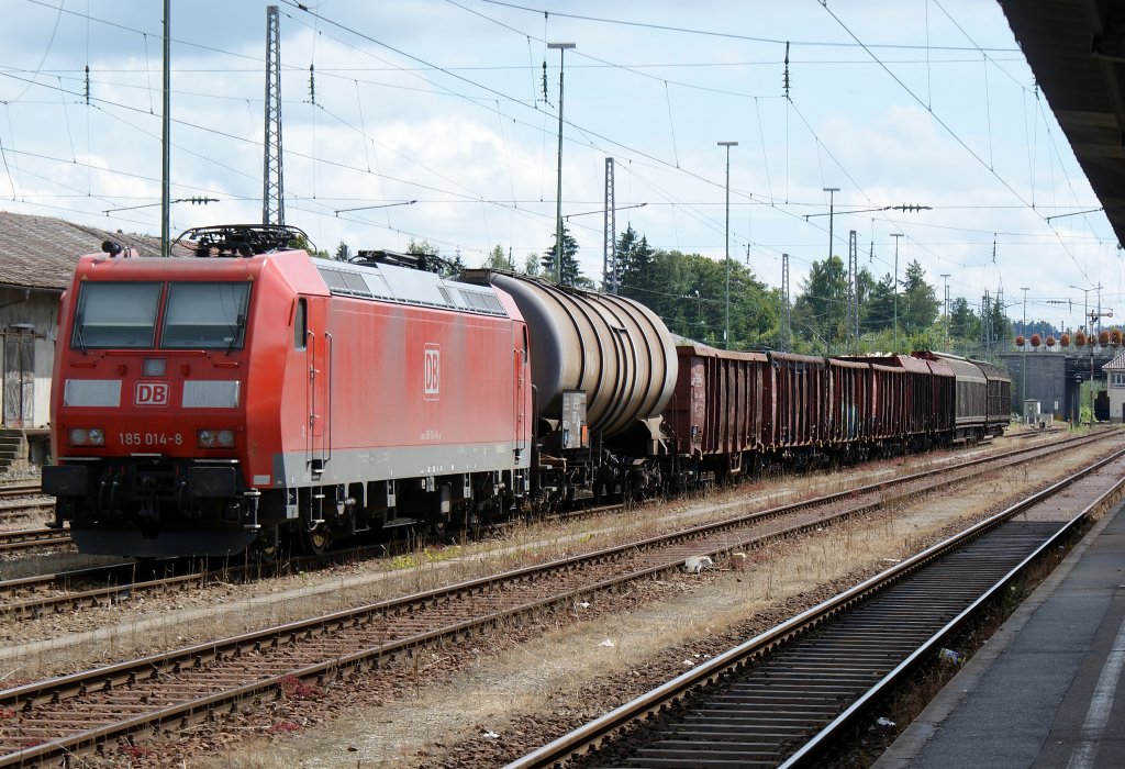 185 014-8 mit Gz in Villingen am 16.08.2011
