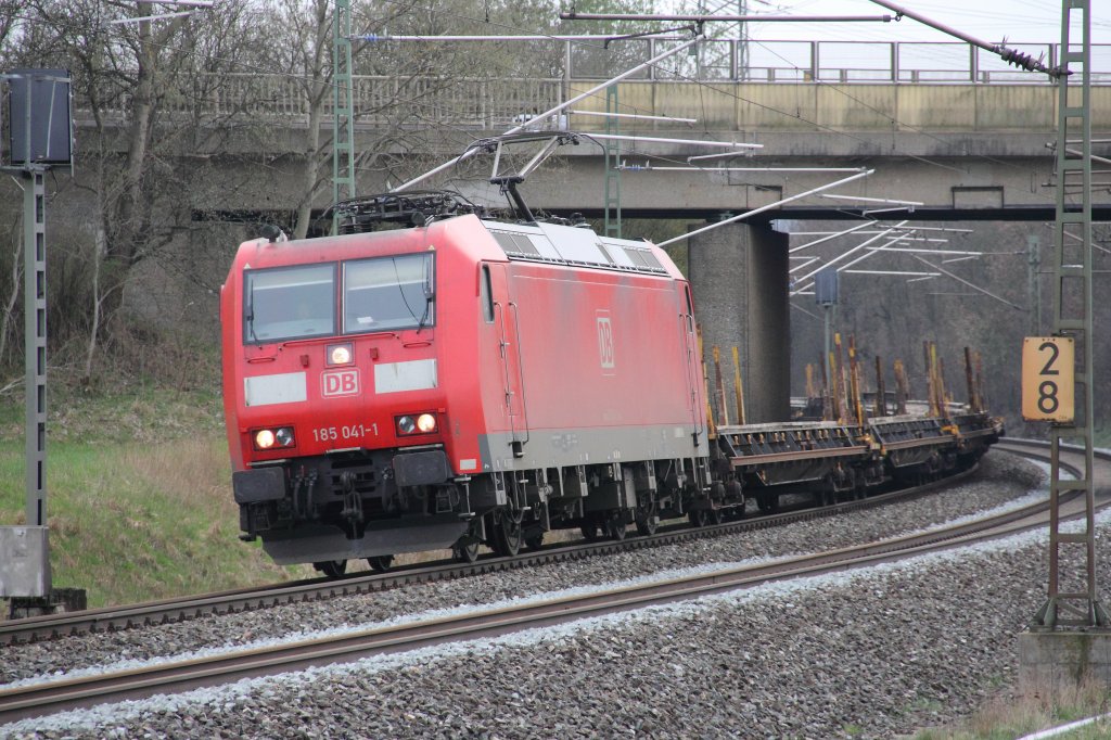 185 041-1 DB bei Redwitz am 05.04.2012.