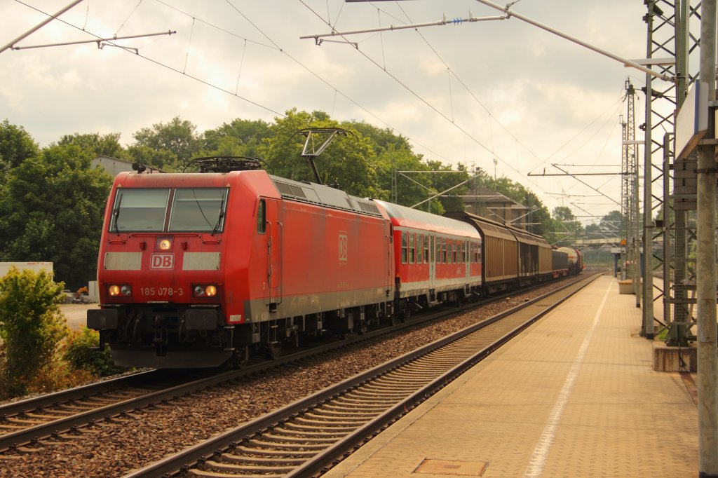 185 078-3 DB Schenker Rail in NHM am 28.06.2013.