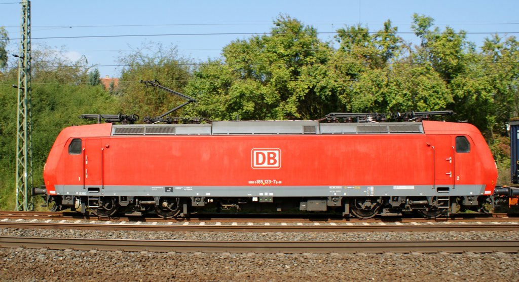 185 123-7 bei Fulda am 19.09.2009