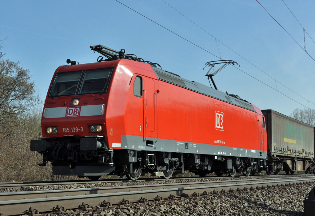 185 139-3 Gterzug durch Bonn-Beuel - 06.03.2013
