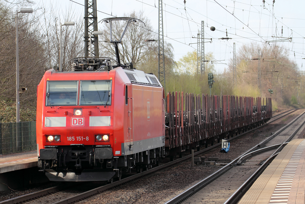 185 151-8 in Recklinghausen-Sd 18.4.2013