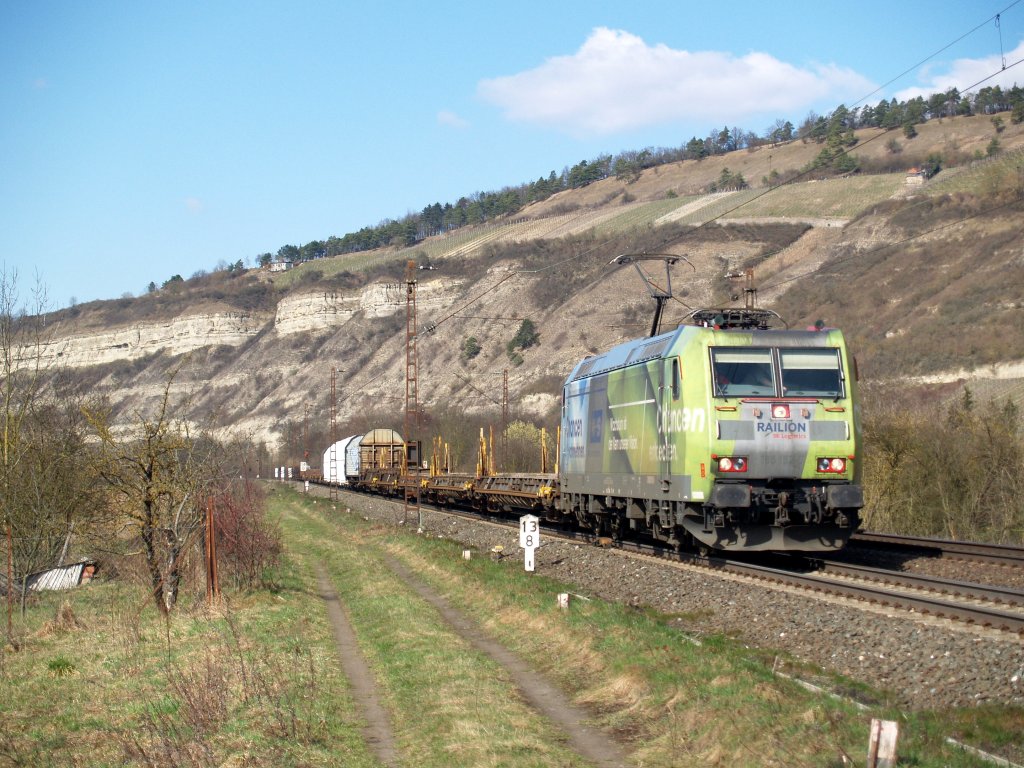 185 152 am 19.03.2011 unterwegs bei Thngersheim
