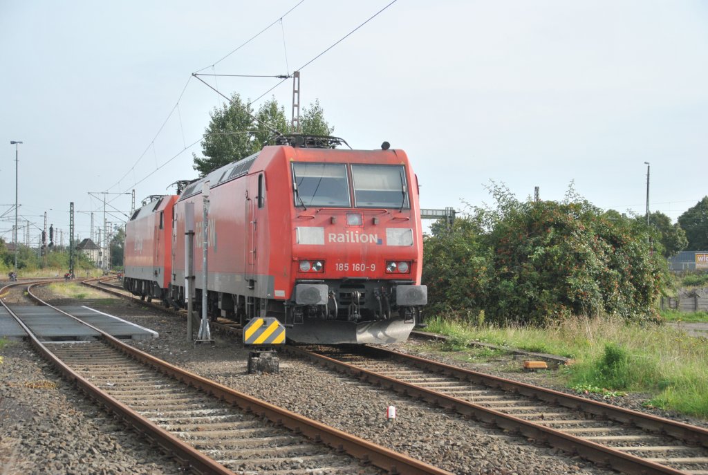 185 160-6, im Ex-BW Lehrte, am 12.09.2010