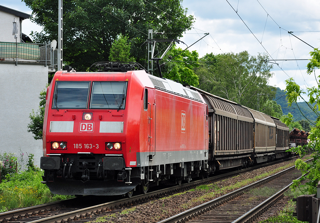 185 163-3 gem. Gterzug durch Bonn-Beuel - 18.07.2012