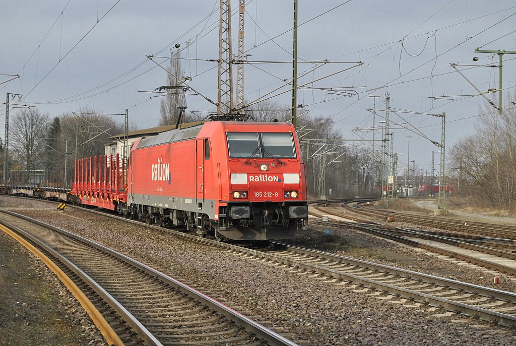 185 212-8, am 19.02.2011 in Lehrte.