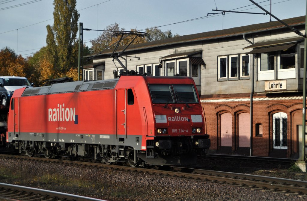 185 214-4, am 29.10.10 in Lehrte.