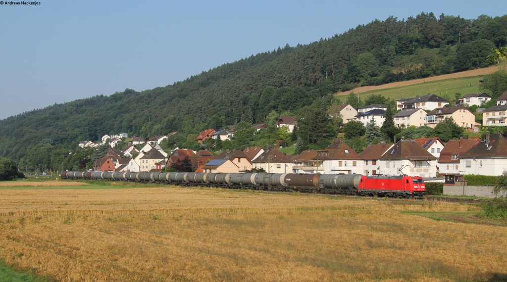 185 214-4 mit einem ler bei Friedlos 9.7.13